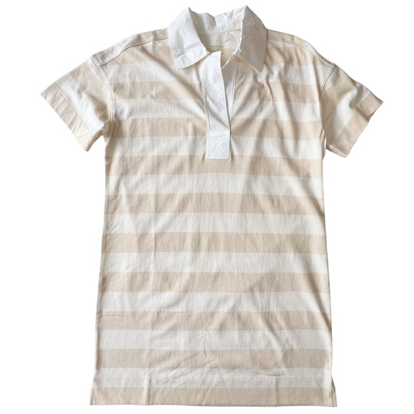 EVERLANE The Retro Jersey Polo Shirt Mini Dress | SMALL NWT - Picture 6 of 10